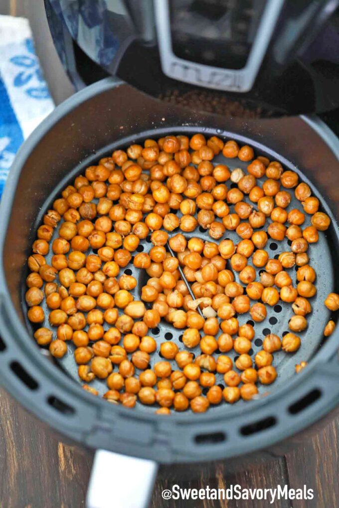 air fried chickpeas