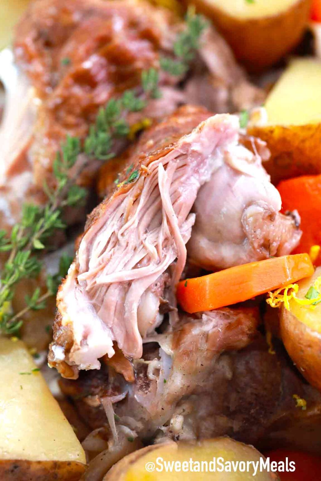 Slow Cooker Leg of Lamb - S&SM