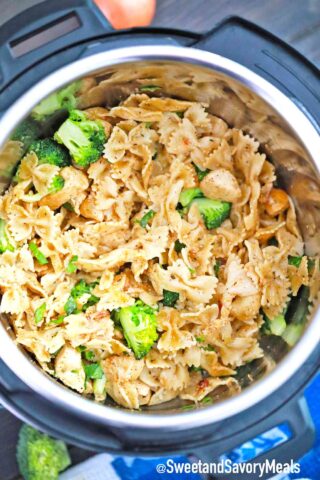 instant pot chicken broccoli pasta