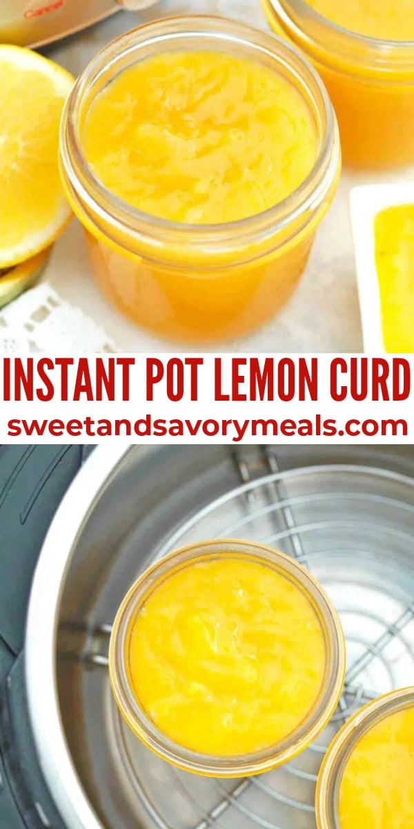 easy instant pot lemon curd pin