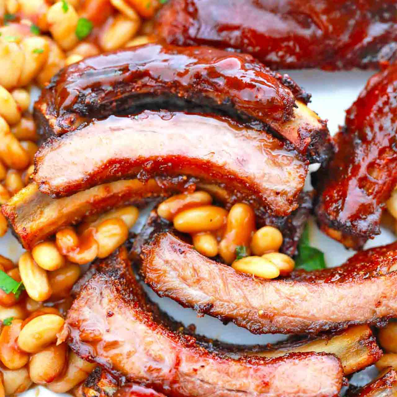 Air Fryer Pork Ribs Recipe - Sweet and Savory Meals