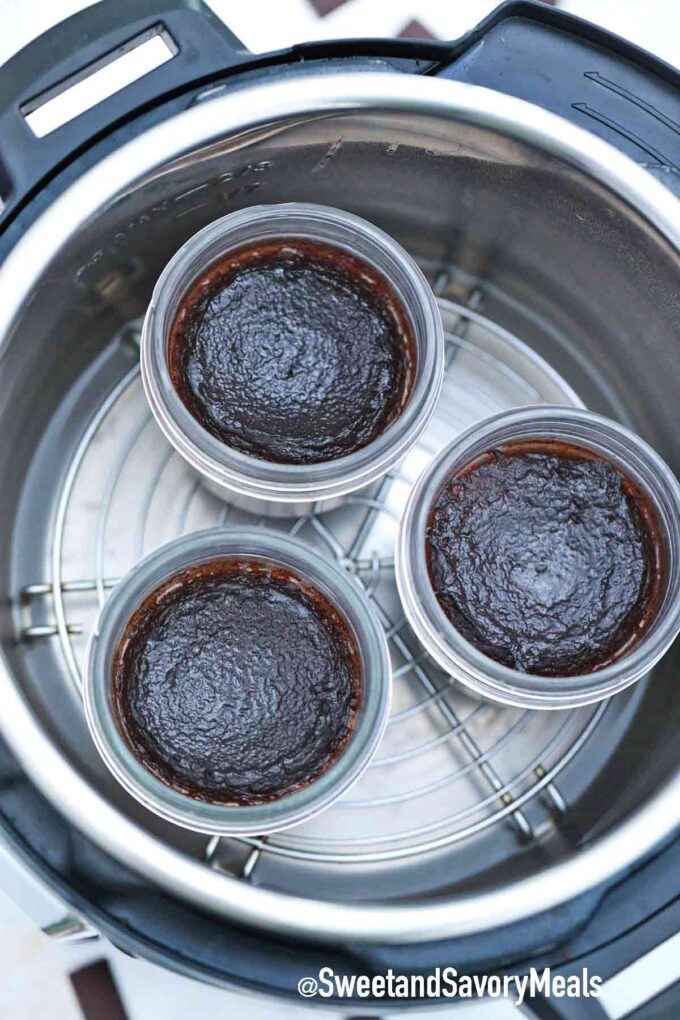 instant pot chocolate pots de crème