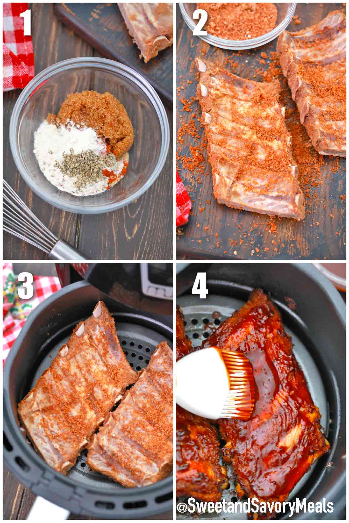 Air Fryer Pork Ribs Recipe Sweet and Savory Meals