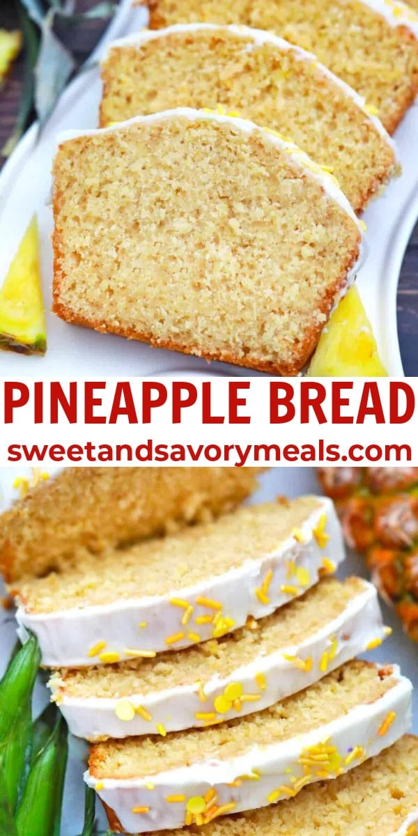 easy pineapple bread pin