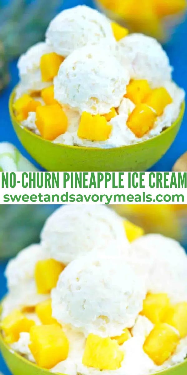 easy pineapple ice cream pin
