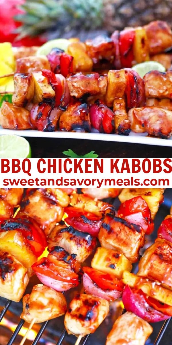 easy bbq chicken kabobs pin