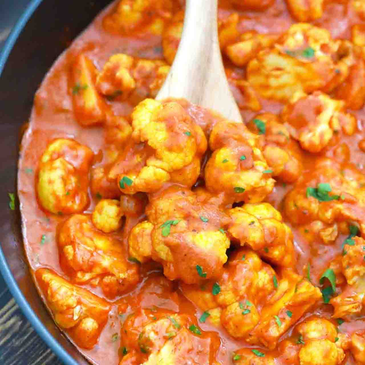 Indian Coconut Butter Cauliflower Recipe S&SM