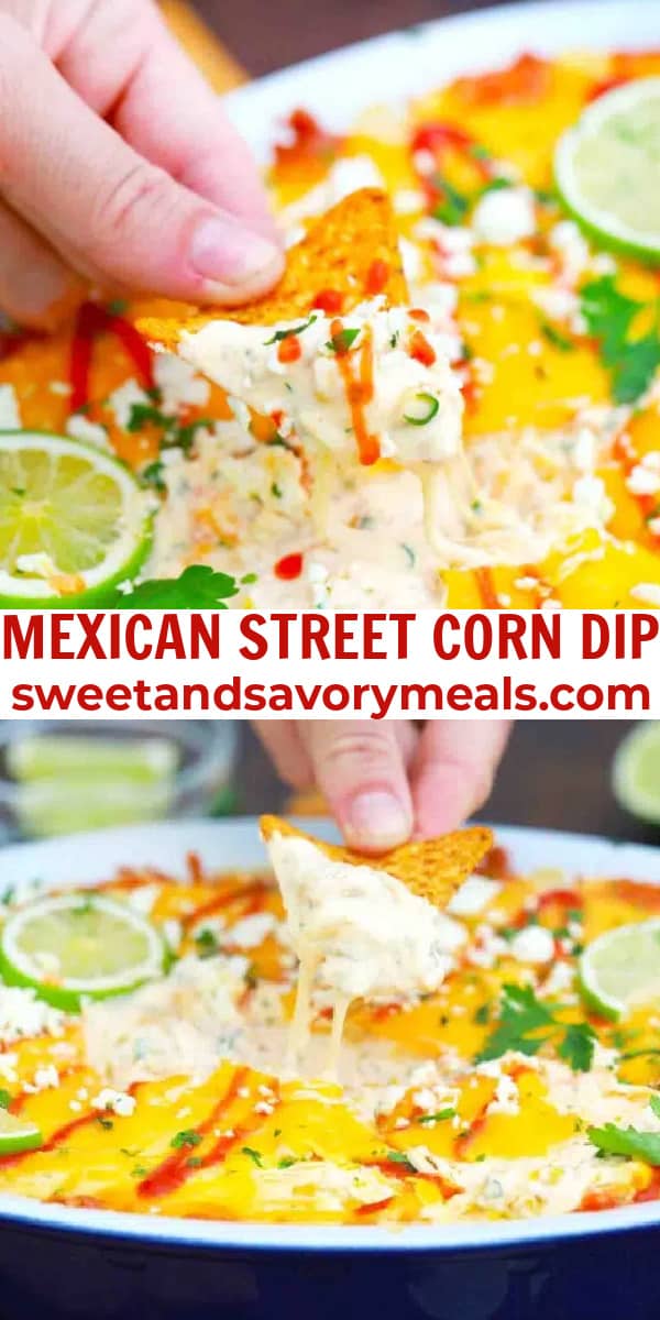 easy mexican street corn dip pin