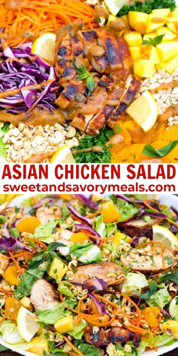 easy asian chicken salad pin