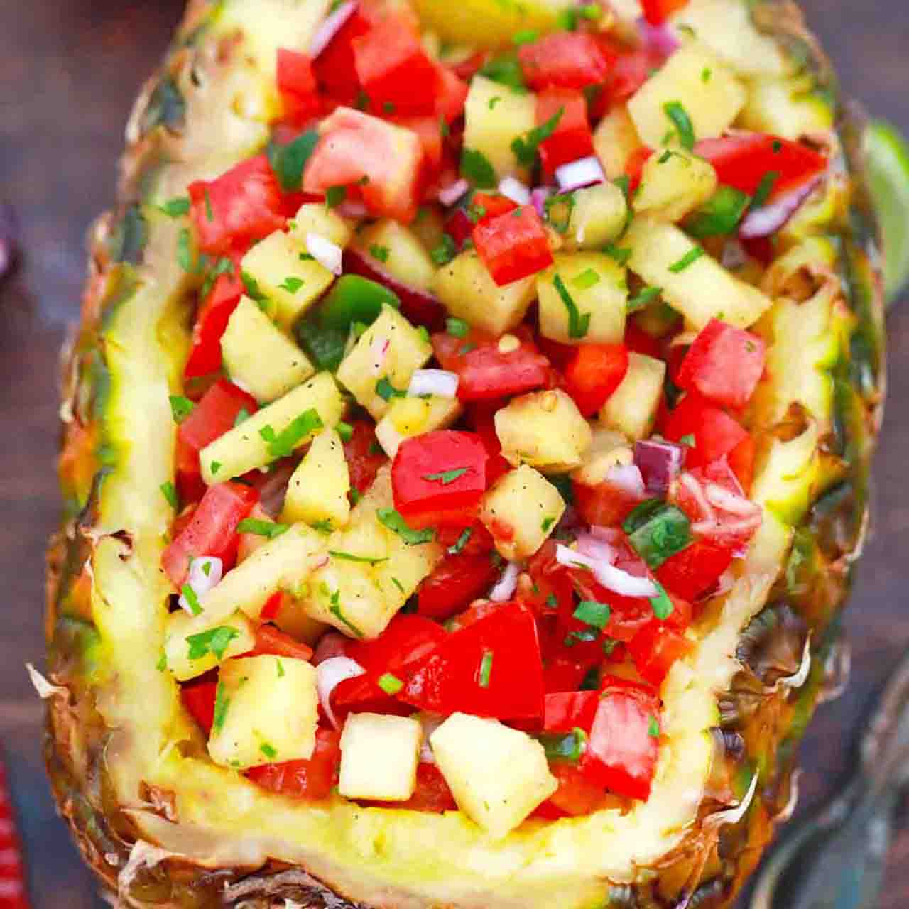 Pineapple Blender Salsa  Ally's Sweet & Savory Eats