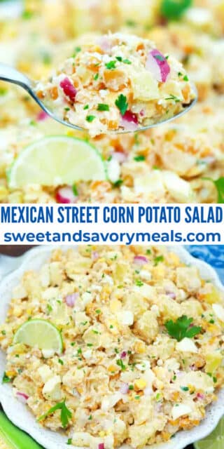 Mexican Street Corn Potato Salad Recipe [Video] - Sweet and Savory Meals