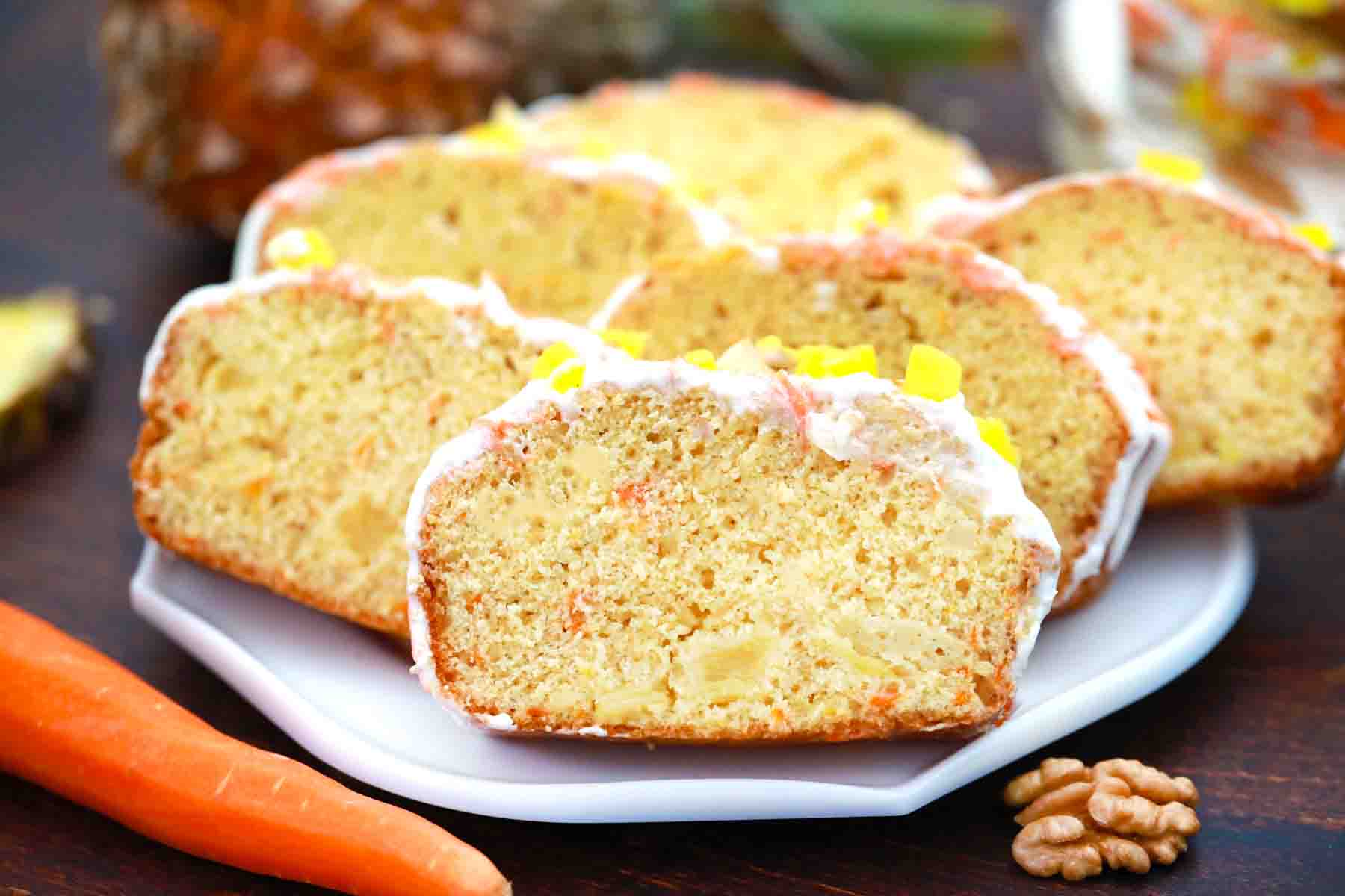 Pineapple Carrot Cake Bread [Video] Sweet and Savory Meals
