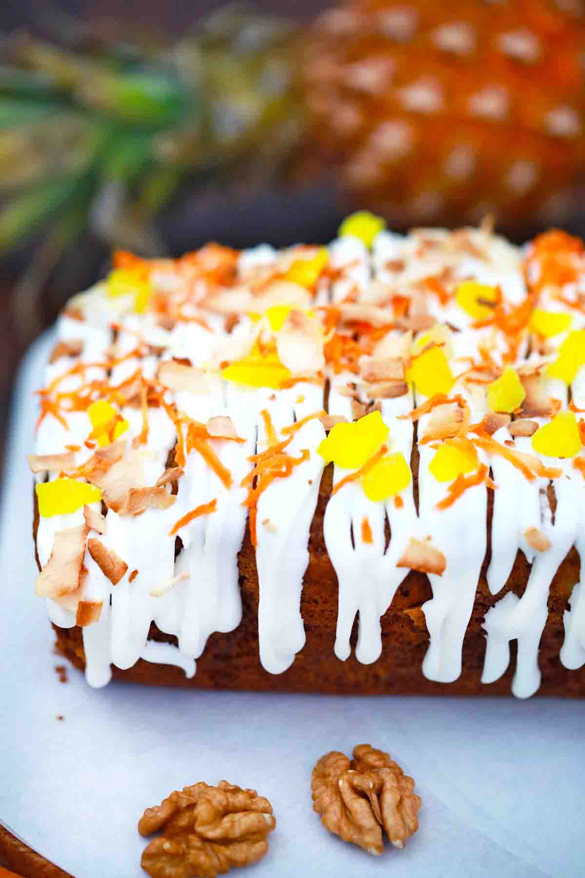 Pineapple Carrot Cake Bread [Video] Sweet and Savory Meals
