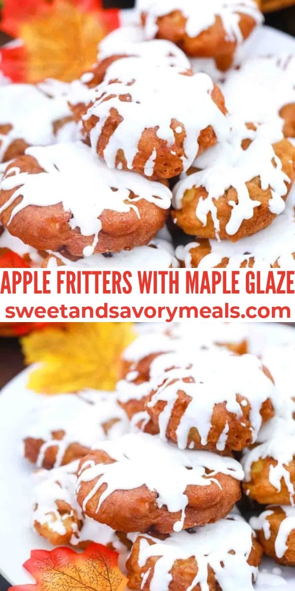 apple fritters with maple glaze pin