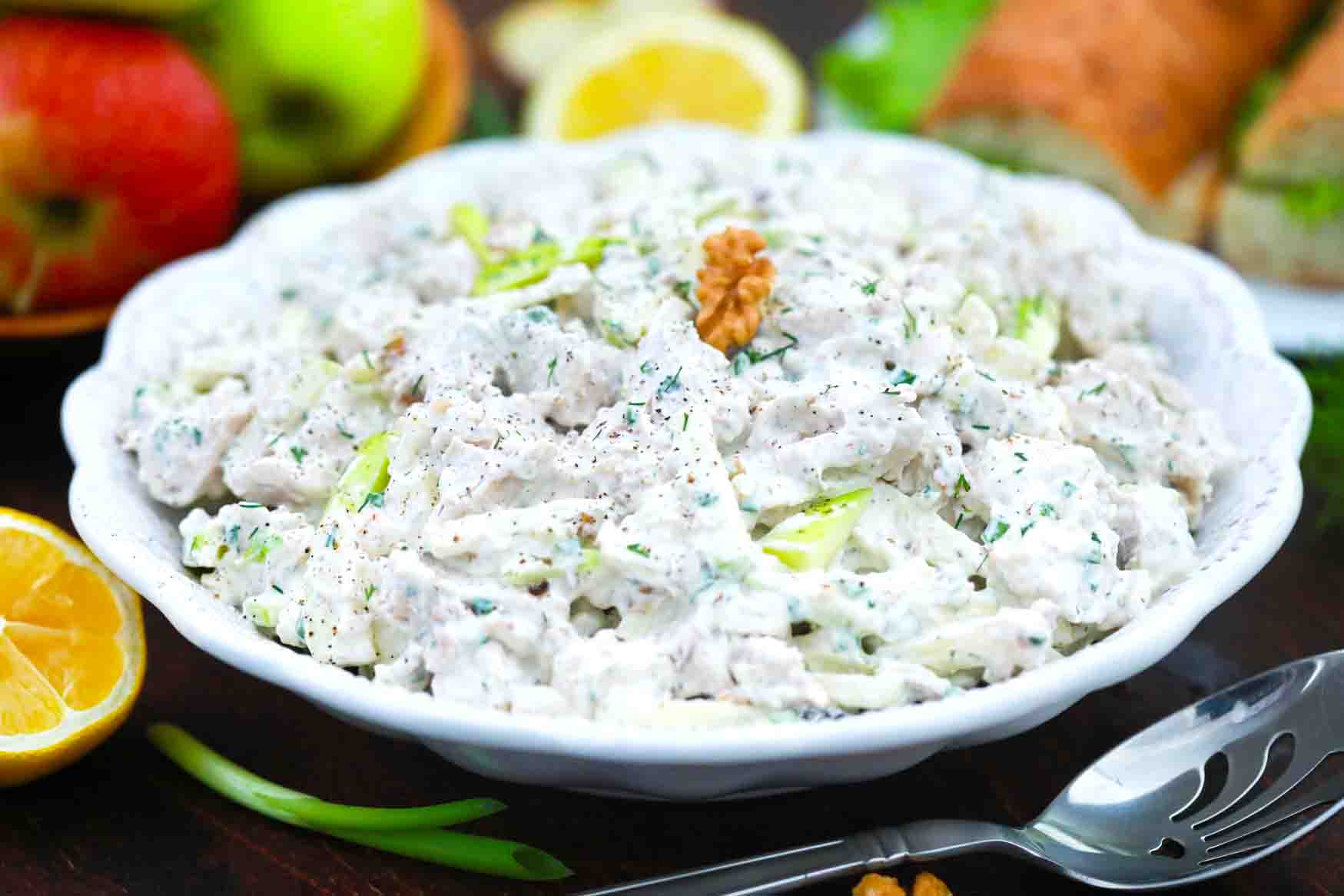 Apple Fennel Chicken Salad Recipe [Video] Sweet and Savory Meals