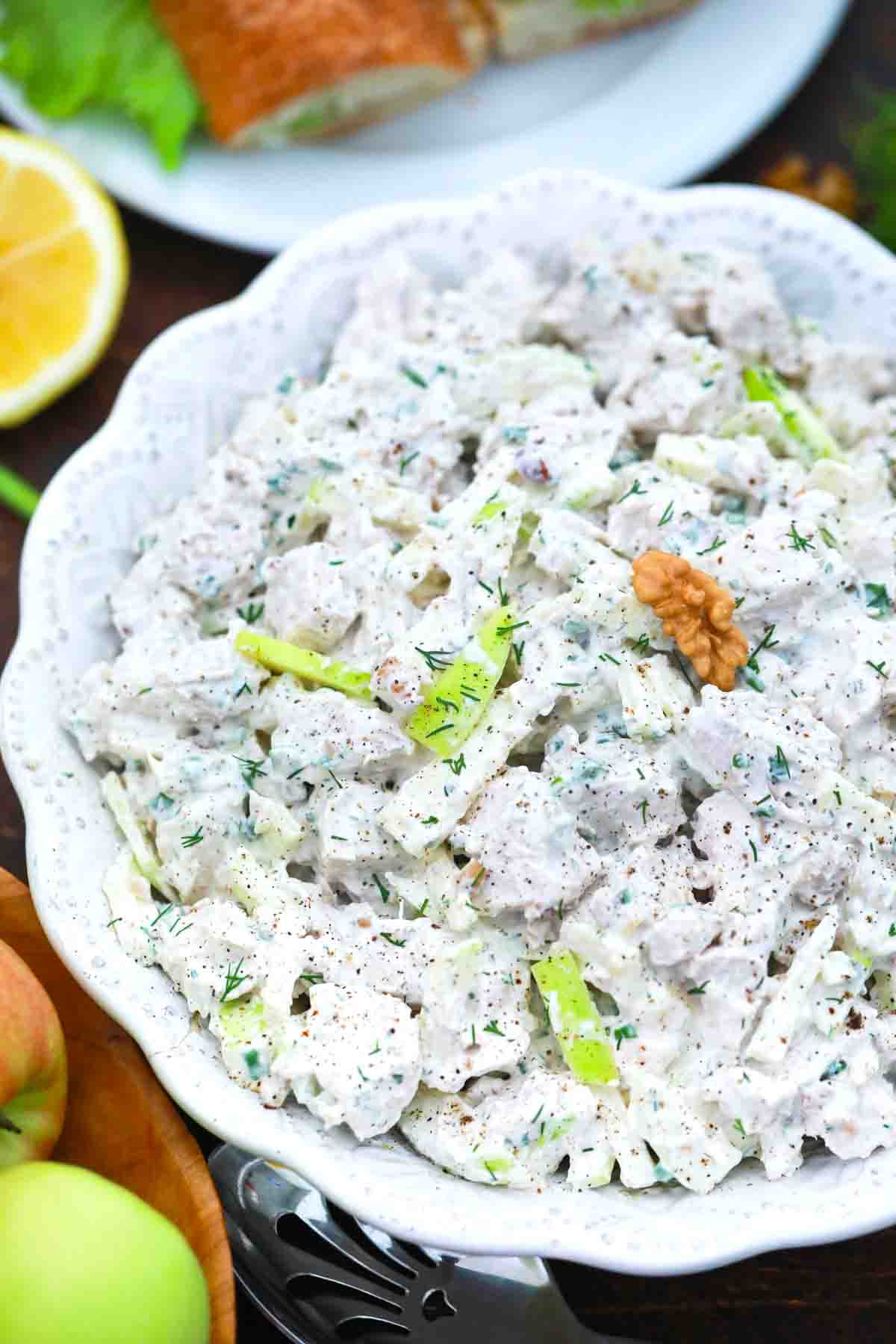 Apple Fennel Chicken Salad Recipe [Video] Sweet and Savory Meals