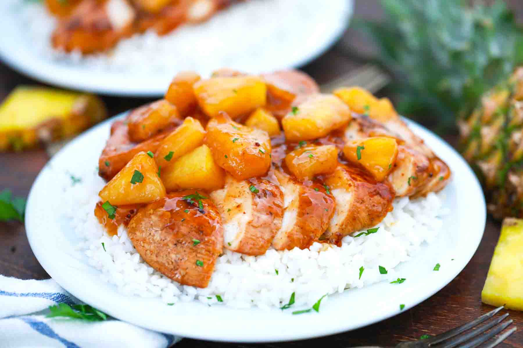 Pineapple Barbecue Chicken Recipe - Sweet and Savory Meals