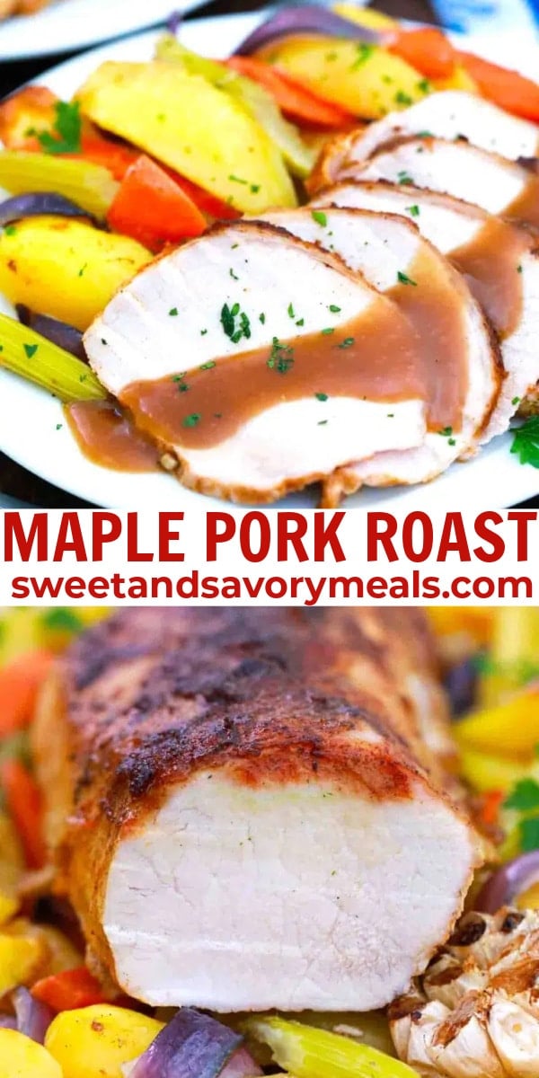 easy maple pork roast pin