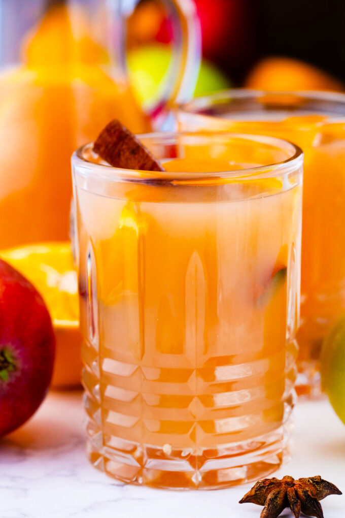 Homemade apple cider..