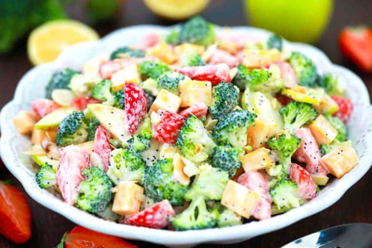 Strawberry Broccoli Salad Recipe Sweet And Savory Meals