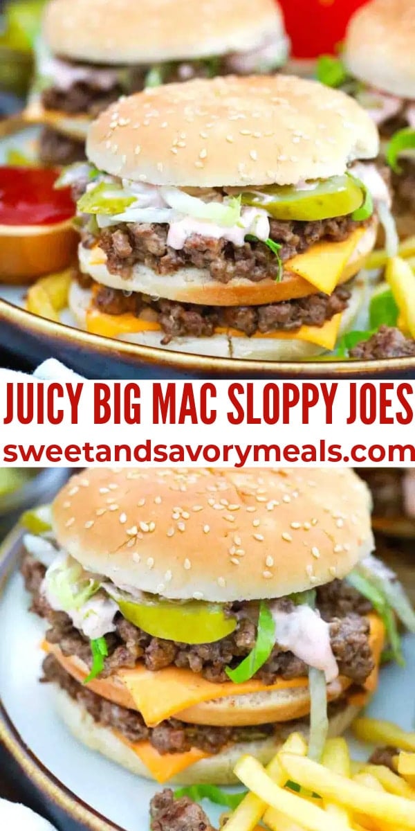 easy big mac sloppy joes pin