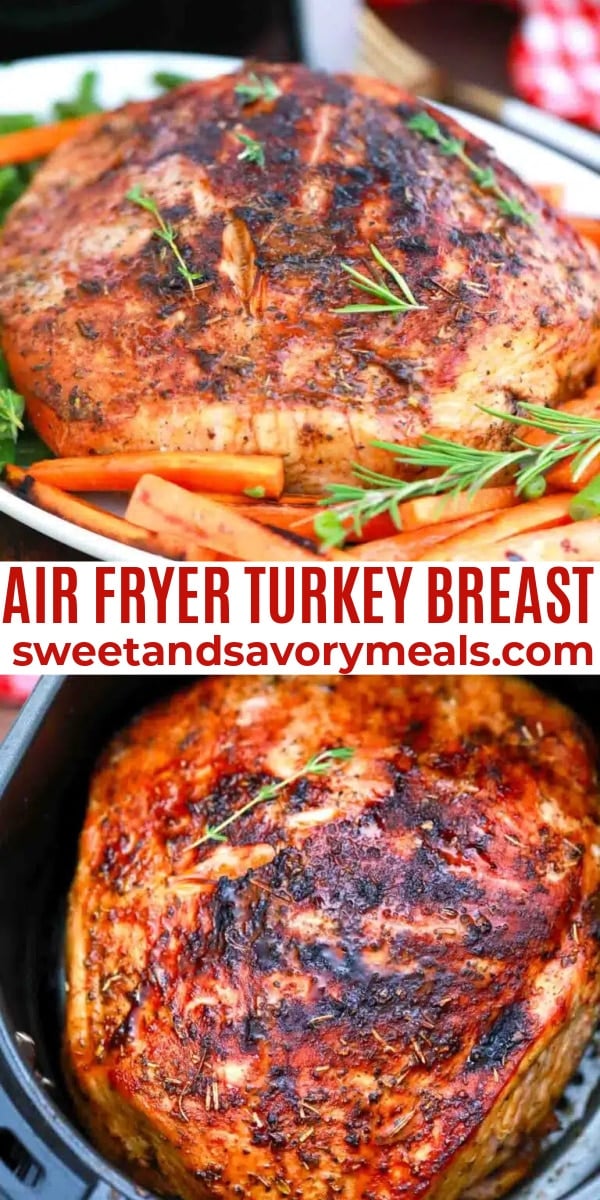 easy air fryer turkey breast pin