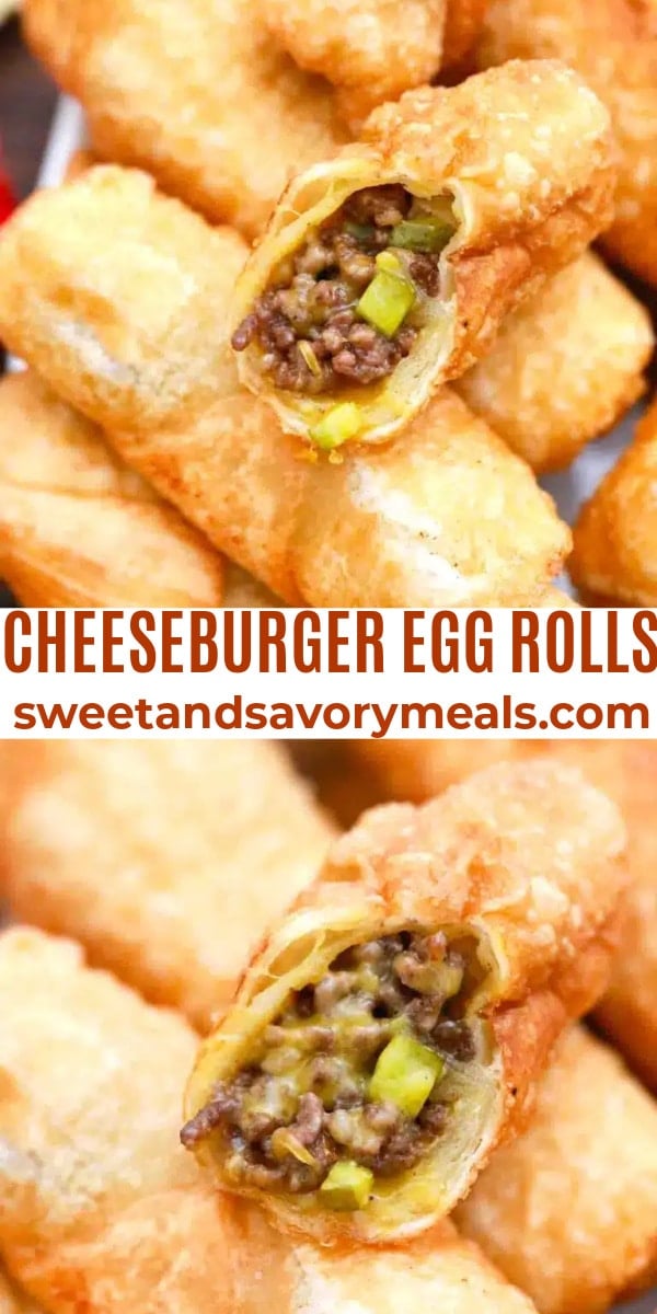 easy cheeseburger egg rolls pin