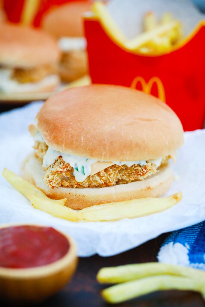 McDonald's filet-o-fish homemade version.