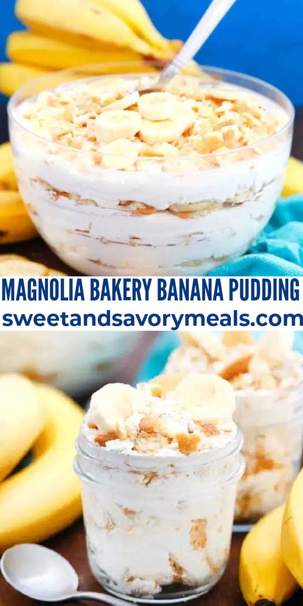 easy magnolia bakery banana pudding pin