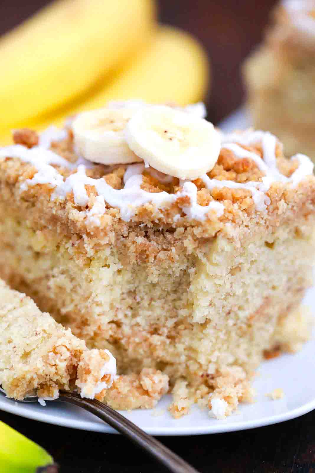 Banana Cake with Cream Cheese Frosting · Jess in the Kitchen