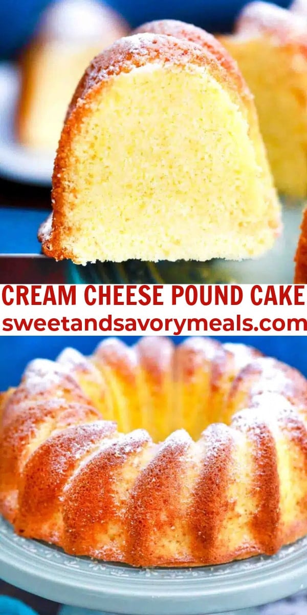 easy cream cheese pound cake pin