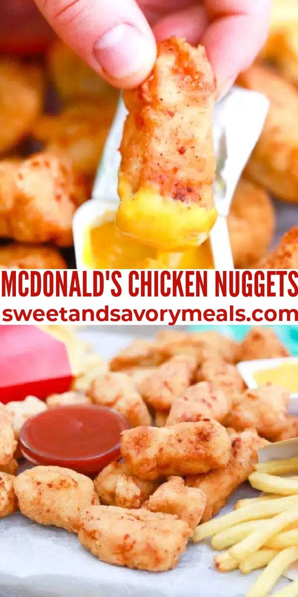 homemade mcdonalds chicken nuggets pin