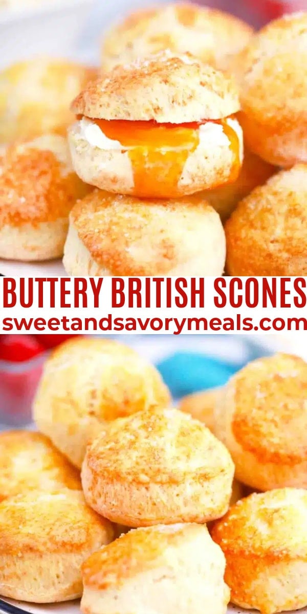 easy buttery british scones pin