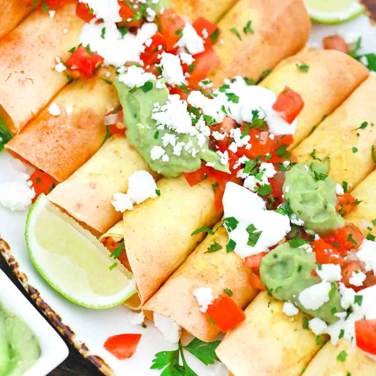 Air Fryer Chicken Taquitos Sweet and Savory Meals