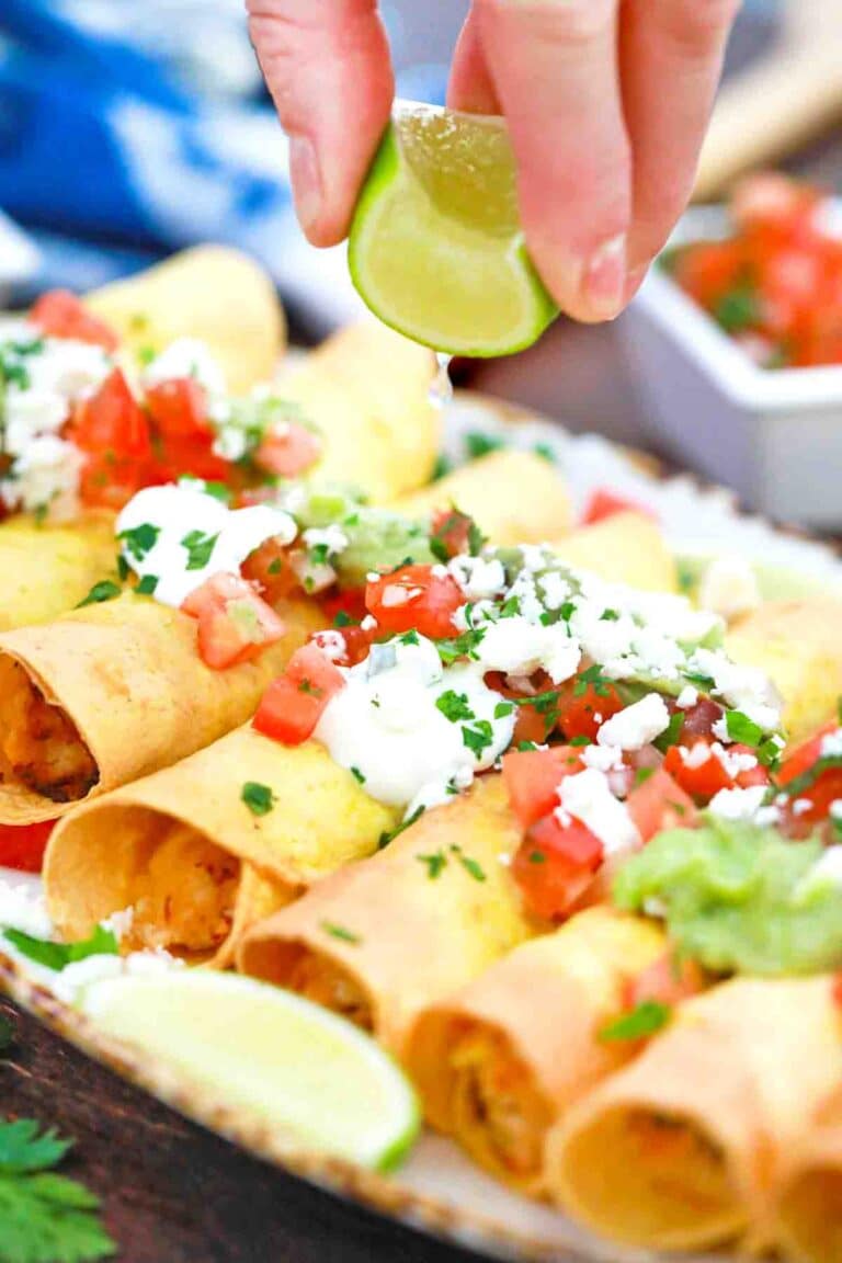 Air Fryer Chicken Taquitos Sweet and Savory Meals