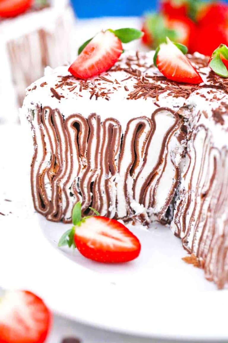 Chocolate Crepe Cake Recipe Sweet and Savory Meals