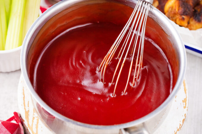 Chinese sweet and sour sauce.