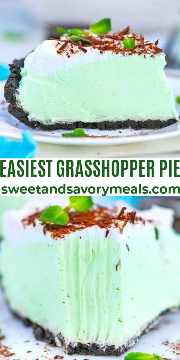 easy grasshopper pie pin