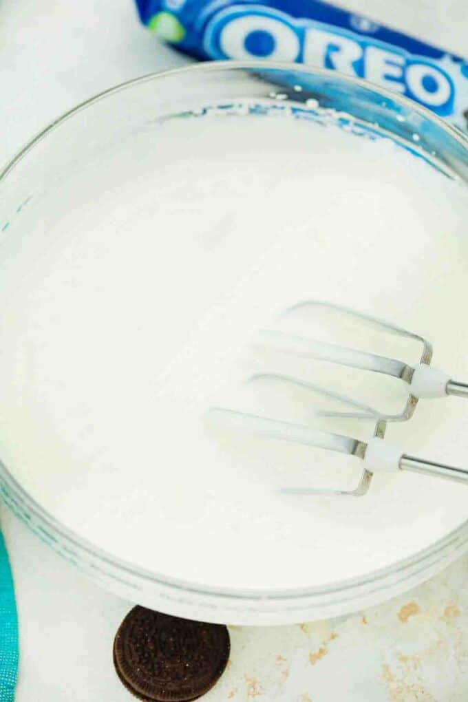 beating heavy cream