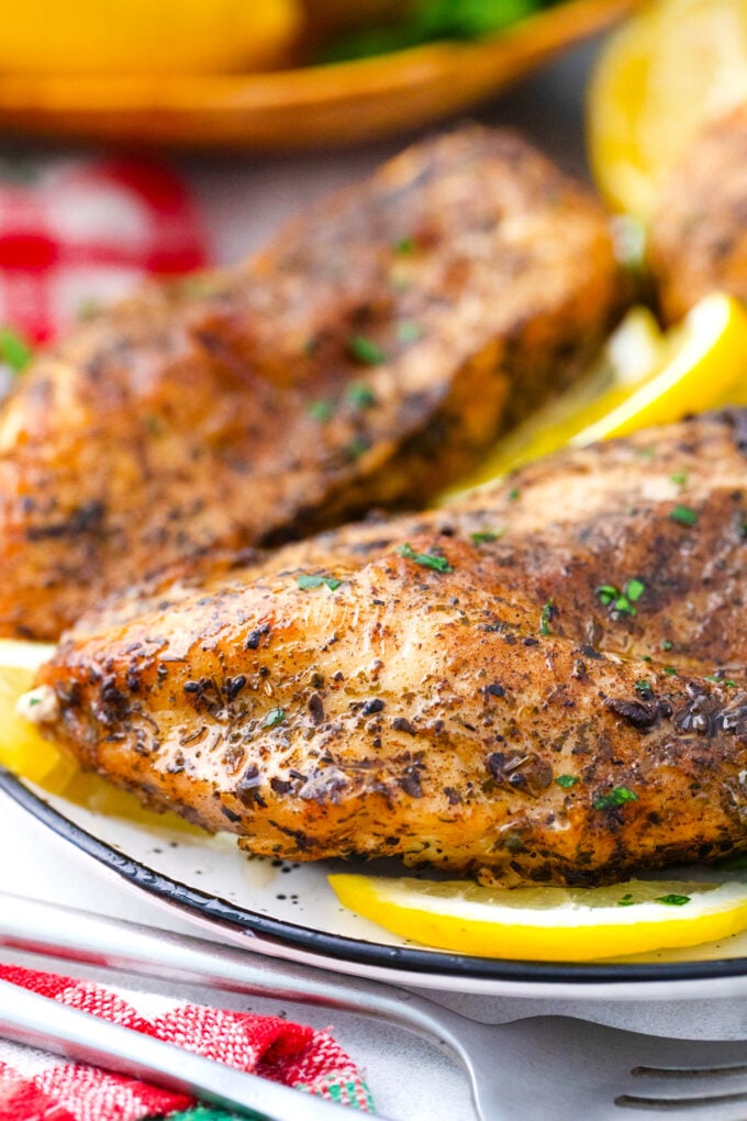 Homemade Instant Pot chicken breasts.