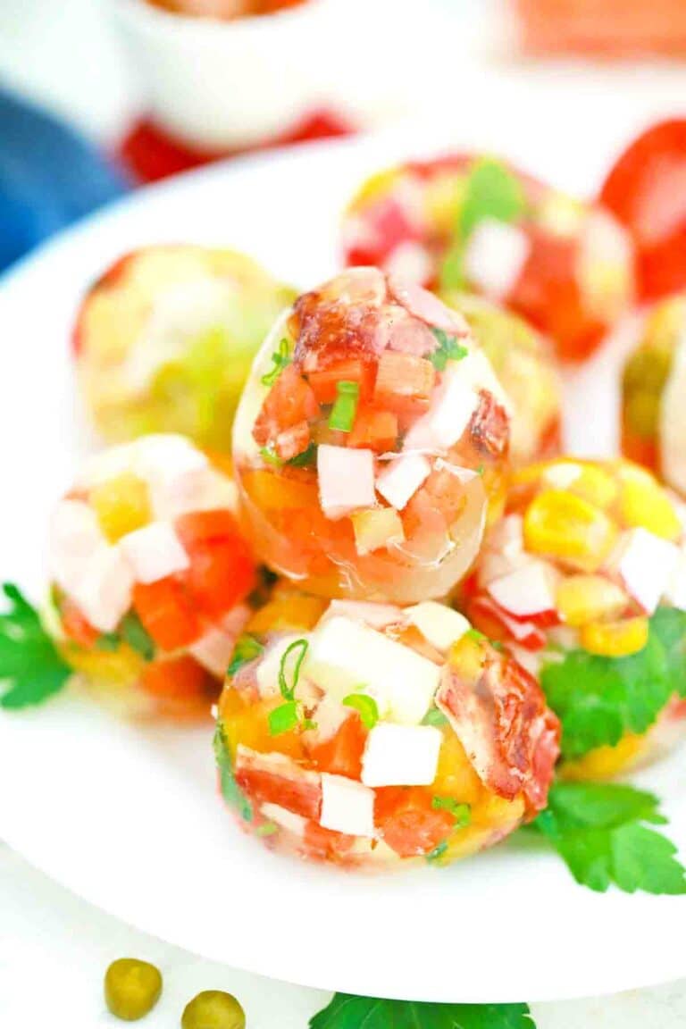 close shot of stacked jelly eggs