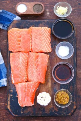 7 Ingredients - Maple Syrup Salmon Recipe - Sweet and Savory Meals