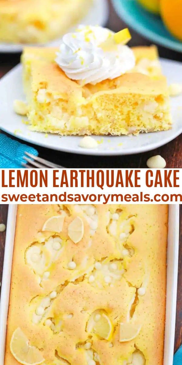 easy lemon earthquake cake pin