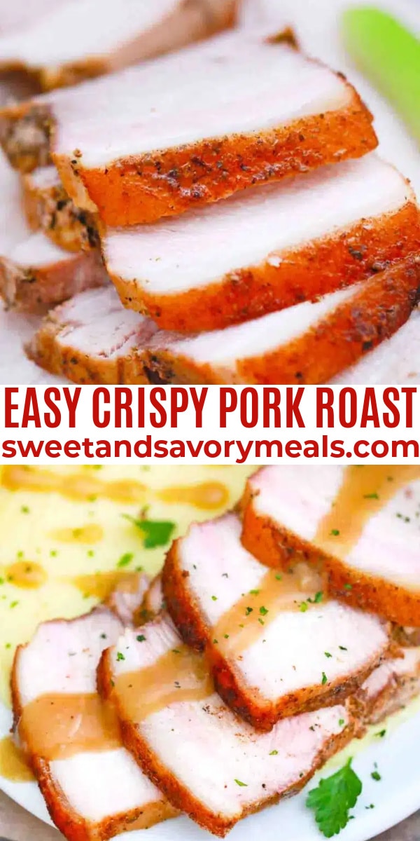 easy crispy pork roast pin