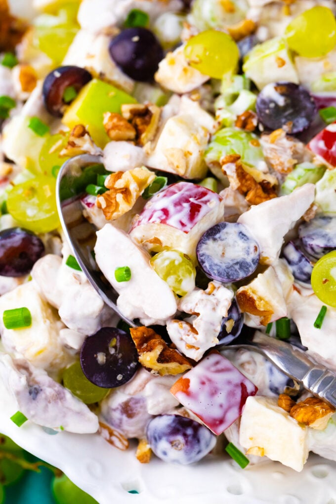 Classic chicken Waldorf salad.