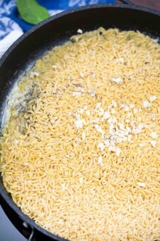 cooking orzo