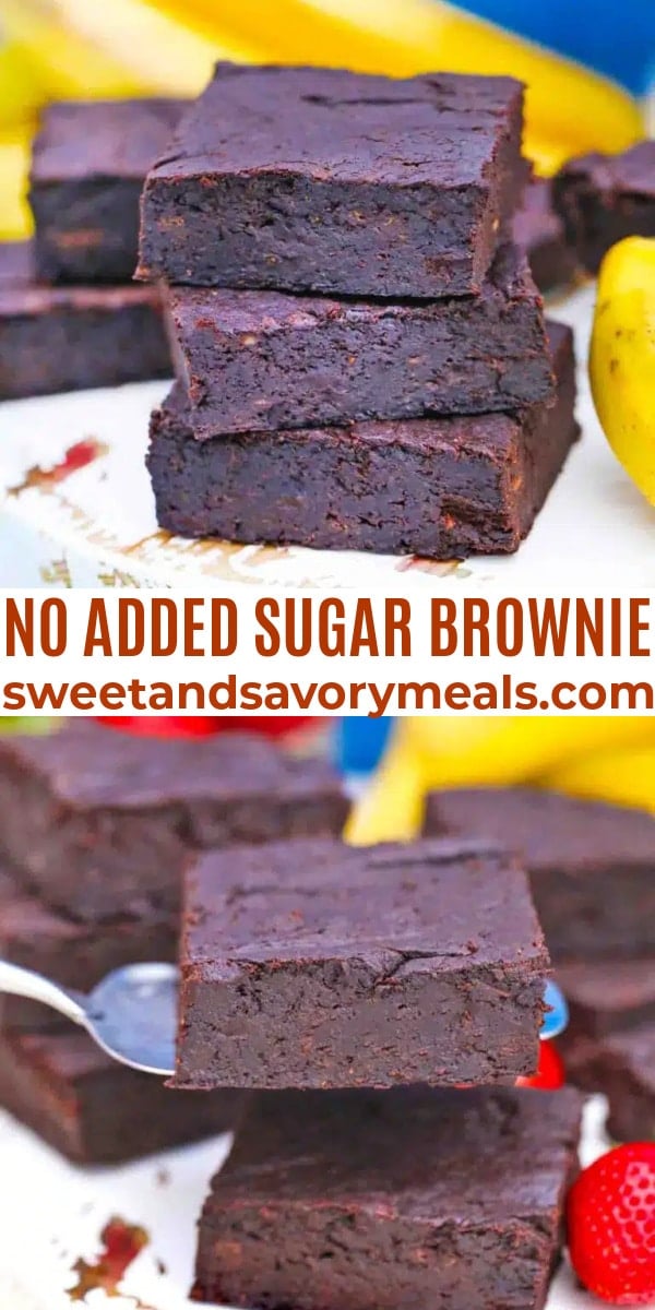 easy sugar free brownie pin