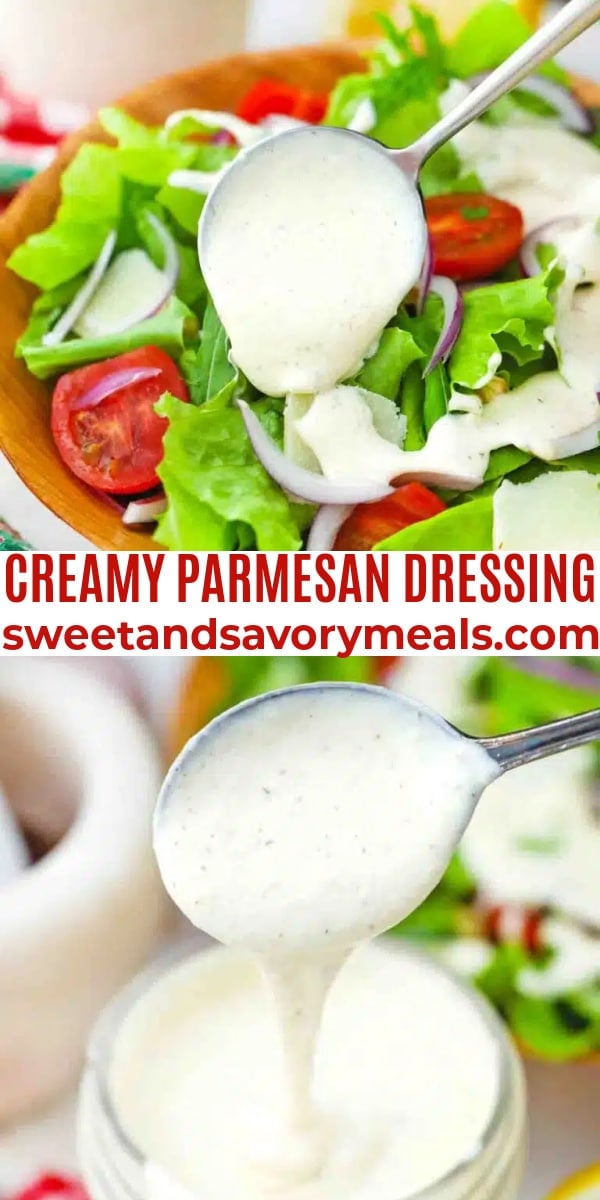 creamy parmesan dressing pin