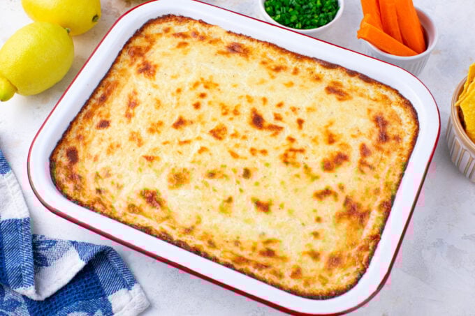 Oven baked chicken Caesar dip.