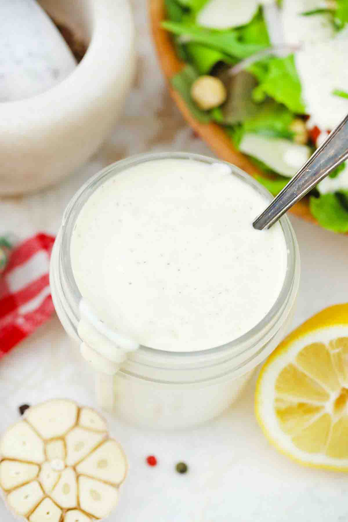 BEST Creamy Parmesan Dressing Recipe Sweet and Savory Meals